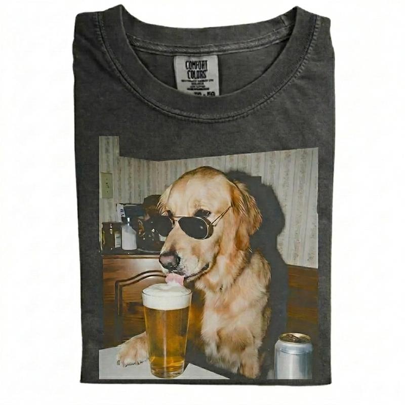 Custom Dog Beer Funny Tee