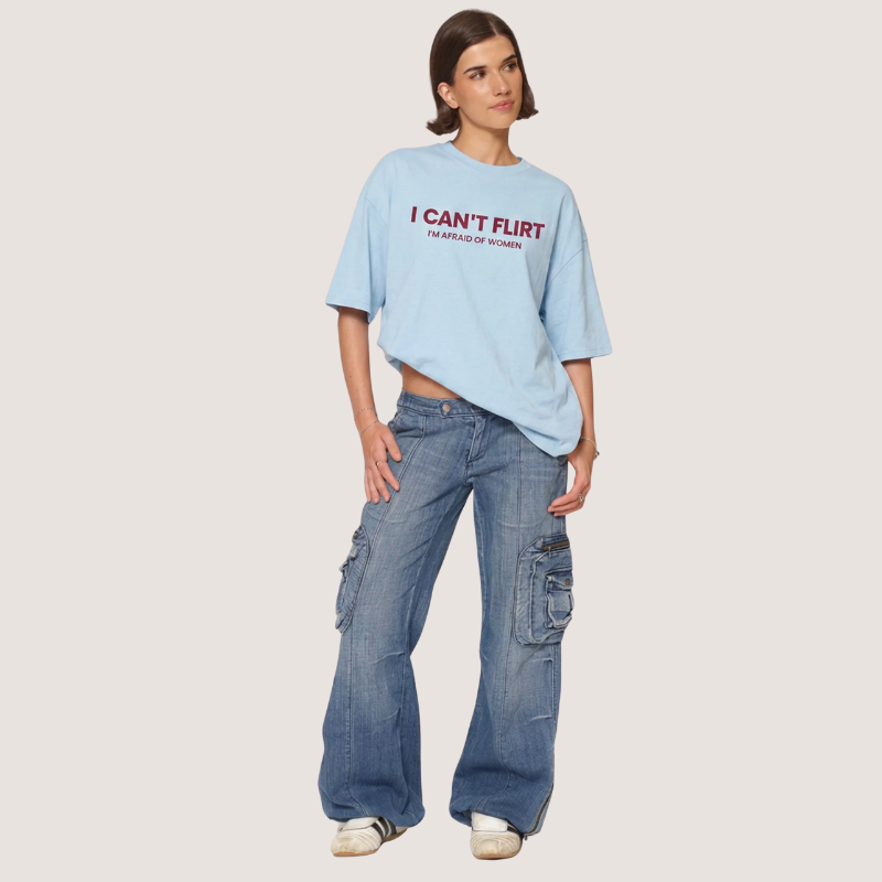 I CAN'T FLIRT TEE