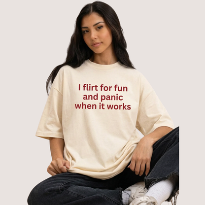 I FLIRT FOR FUN TEE