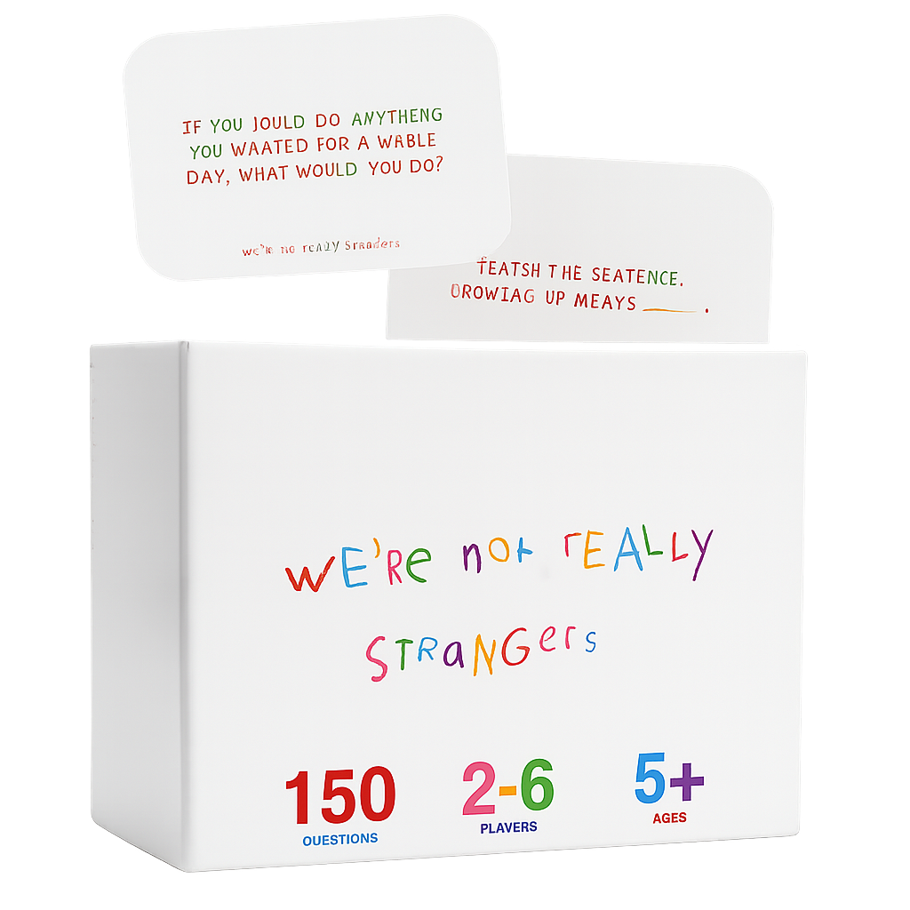 WE'RE NOT REALLY STRANGERS Kids Edition