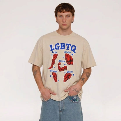 LGBTQ Muscle Diagram T-shirt