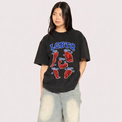 LGBTQ Muscle Diagram T-shirt