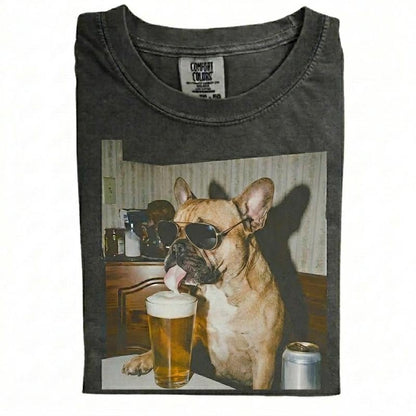 Custom Dog Beer Funny Tee