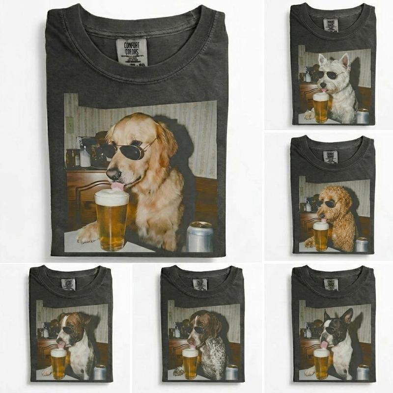 Custom Dog Beer Funny Tee