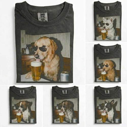 Custom Dog Beer Funny Tee
