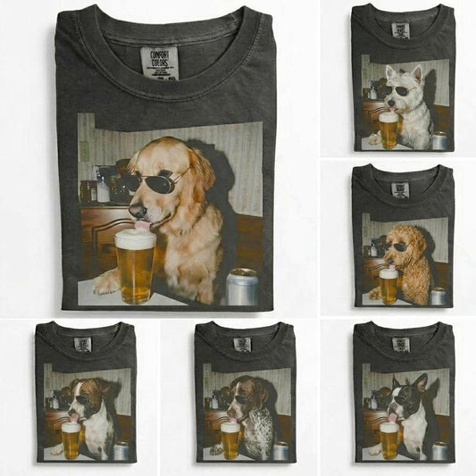 Custom Dog Beer Funny Tee