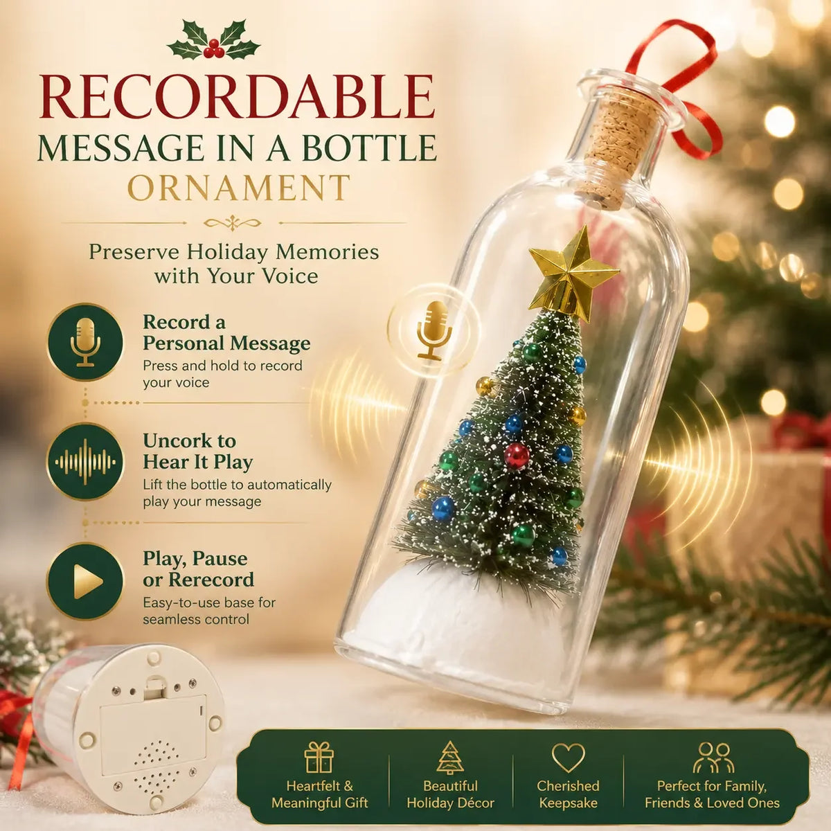 Charmm™ Record-a-Message Christmas Tree